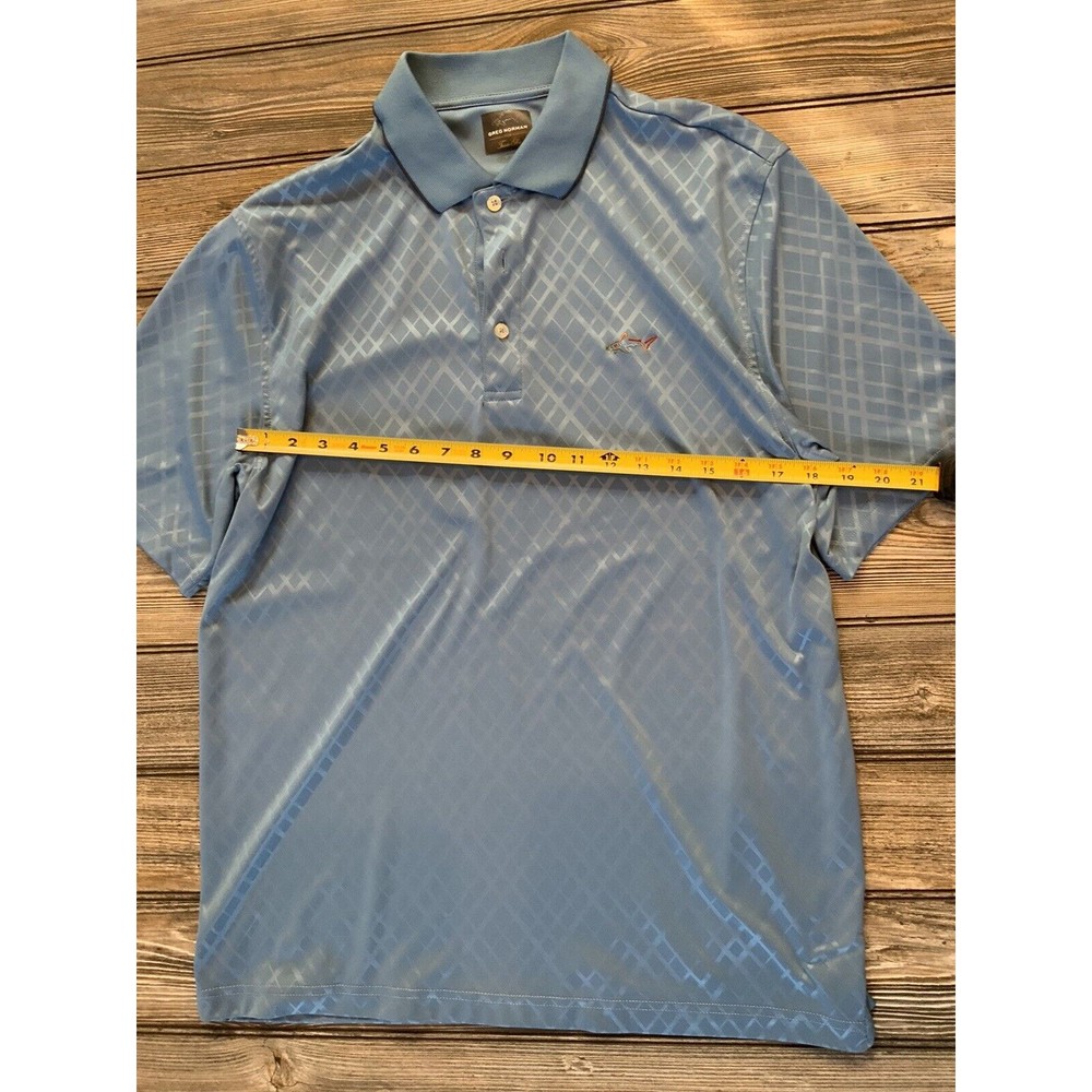 Lot Of 2 Greg Norman Golf Play Dry Polo Shirts Men’s Medium Casual Short Sleeve - Picture 4 of 11